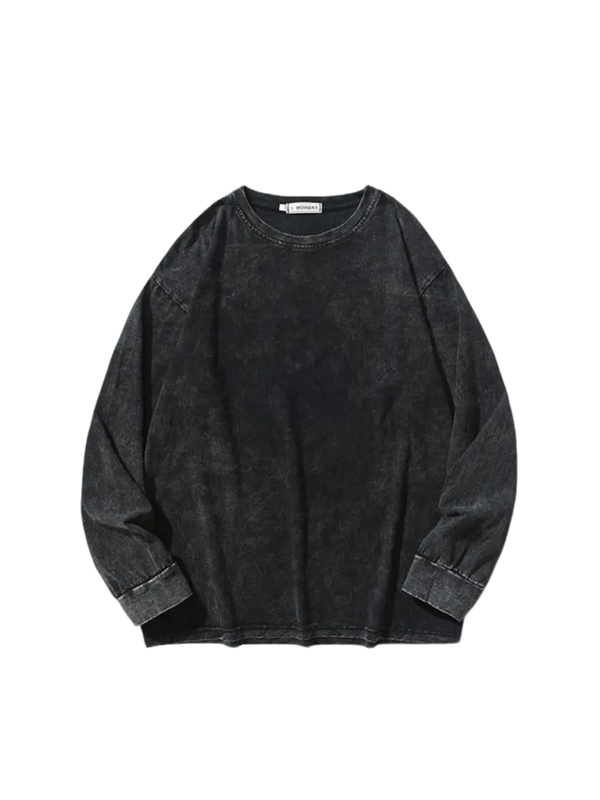 WASH BLACK TEE