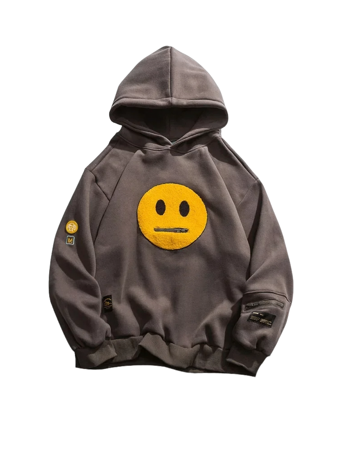 ZIPPED FACE HOODIE