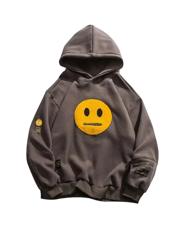 ZIPPED FACE HOODIE