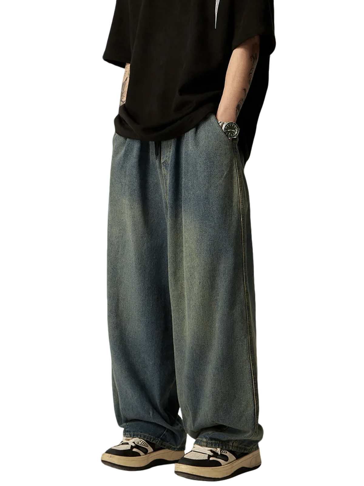 SHADOW BAGGY DENIM